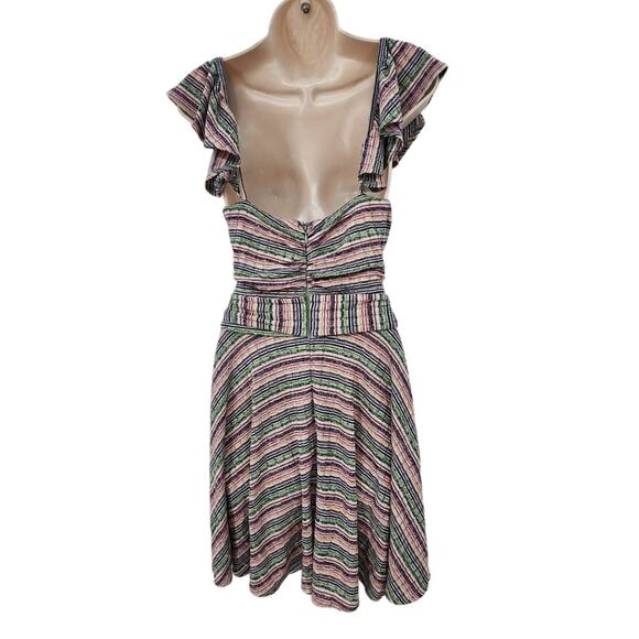 New Tularosa Knit Mini Dress Size Medium Revolve Soft Sage Multi Stripe Revolve - Picture 5 of 13